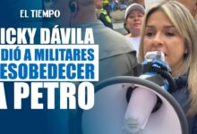 Vicky Dávila llama a militares y policías a desobedecer a Petro